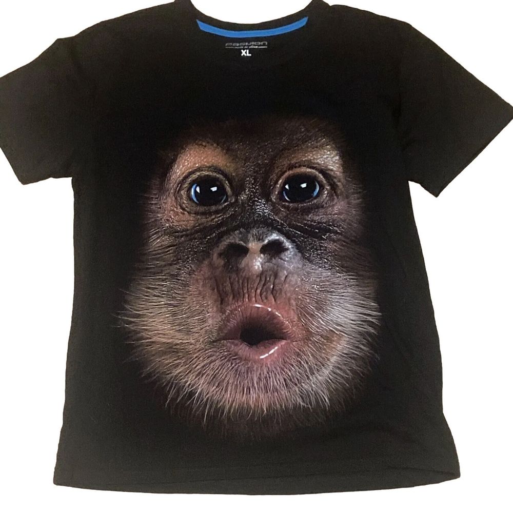 Fashion BABY APE FACE T-shirt Women’s Size XL - Picture 2 of 7